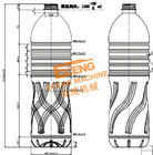 Botella semi automática de alta velocidad del ANIMAL DOMÉSTICO de la máquina 16KW del moldeo por insuflación de aire comprimido del estiramiento
