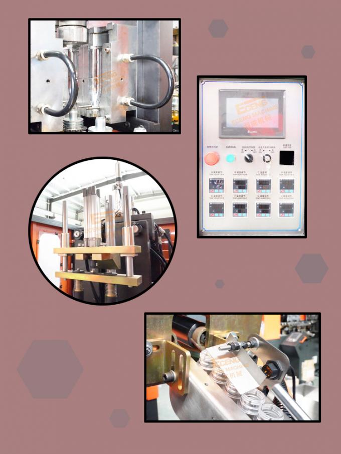 Máquina de moldear del consumo del ventilador de la botella de Eceng YCQ-2L-2 del fabricante del animal doméstico de la botella plástica profesional baja de la bebida