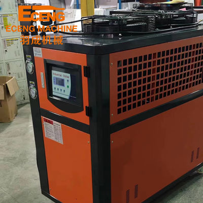 Refrigerador refrescado aire industrial del sistema de la refrigeración por agua para la máquina de moldear de la botella