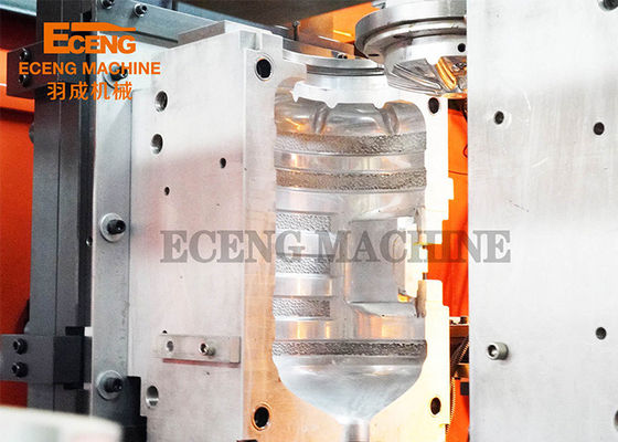 Máquina plástica solo Cavitie 3 del moldeo por insuflación de aire comprimido de la botella de agua del aceite - 5gallon 10L 20L