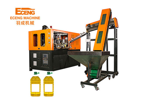 Máquina de soplado de estiramiento Q5L1 para botellas de aceite de 5L, 1 cavidad y 900 BPH