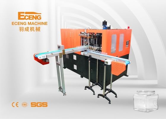 boca automática 150m m de la botella de la máquina del moldeo por insuflación de aire comprimido del tarro del ANIMAL DOMÉSTICO 48kw
