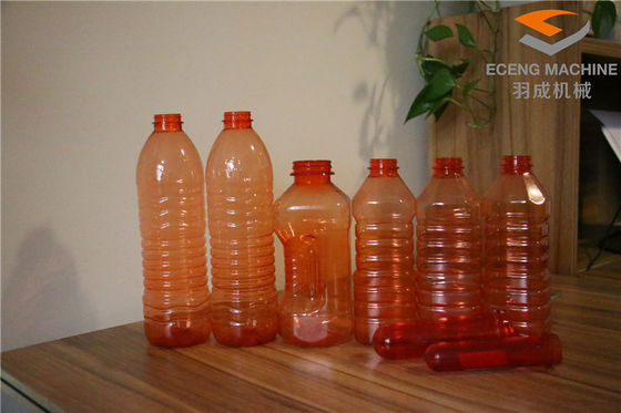 ACARICIE la botella de agua mineral de 4 cavidades que hace la máquina los 4.5*1.6*1.9m