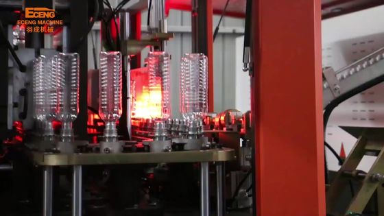 control plástico del PLC de Mitsubishi de la máquina del moldeo por insuflación de aire comprimido de la botella del ANIMAL DOMÉSTICO 250ml