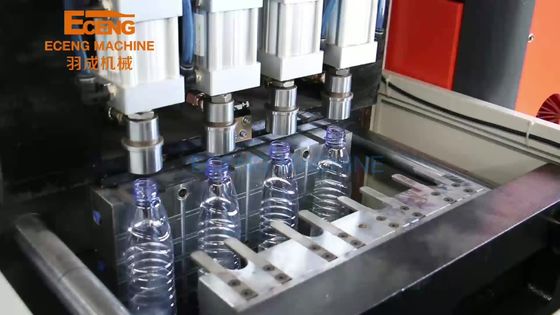 Control del PLC de la máquina XINJIE del moldeo por insuflación de aire comprimido del estiramiento del ANIMAL DOMÉSTICO de la cavidad de SMC 4