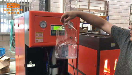 Eceng 3 moldeo por insuflación de aire comprimido de la botella 5l del yogur de la máquina de la botella semi auto de la fase que sopla